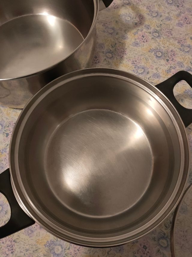 Cacerolas, ollas, cazos de acero inoxidable 18/10 