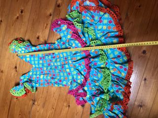 Traje de flamenca niña 5 ó 6 años