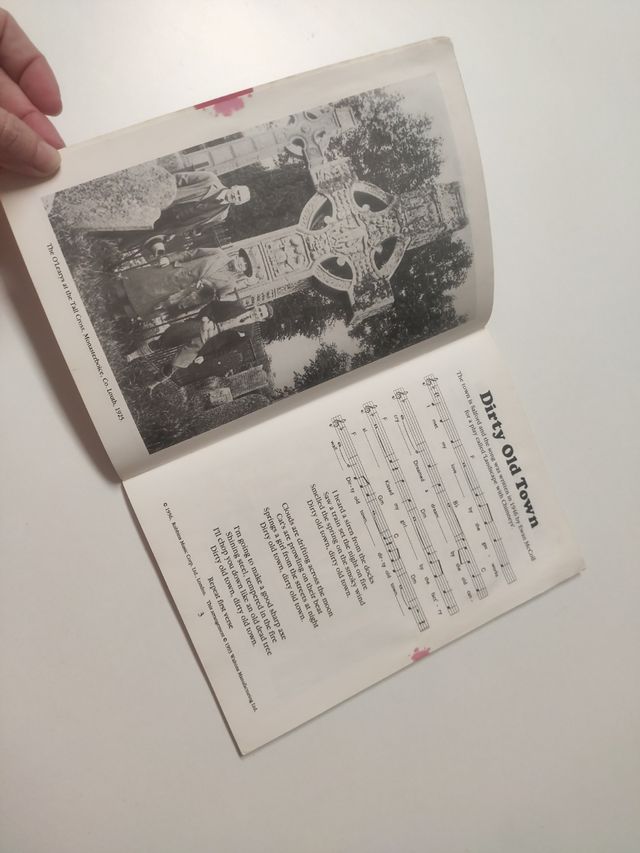 Libro de partituras canciones irlandesas