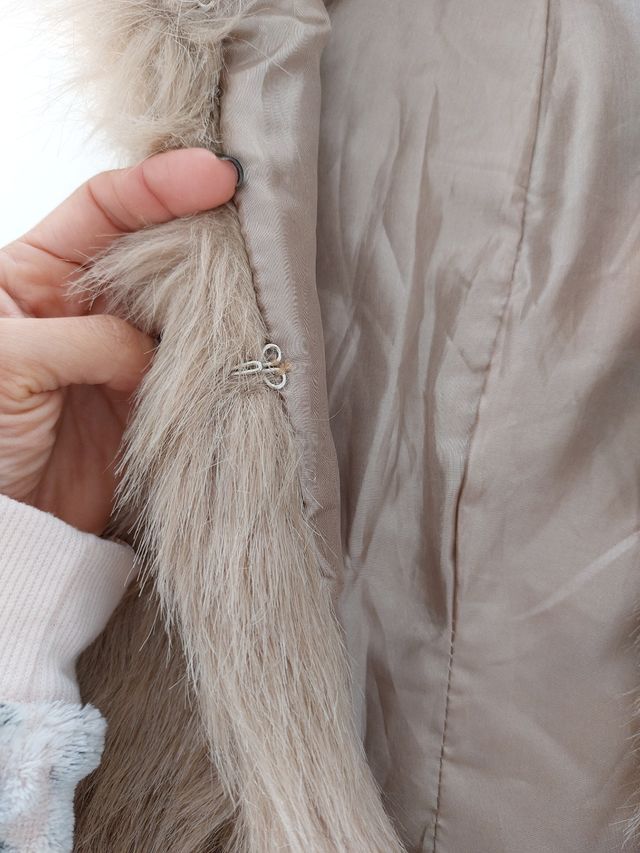 chaleco pelo para niña