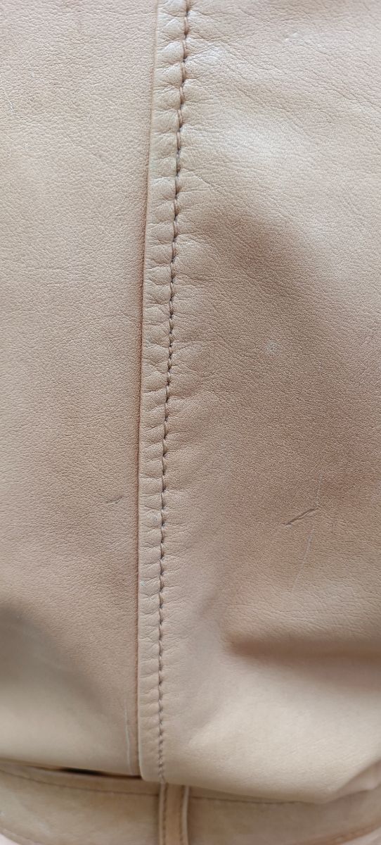 chaqueta de piel auténtica.