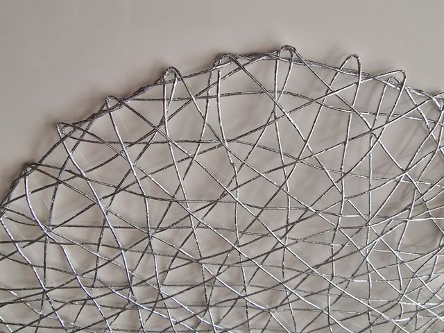 Mantel plateado bajo plato 38,5 cm