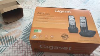 Teléfonos inalámbricos Gigaset duo (dos unidades)