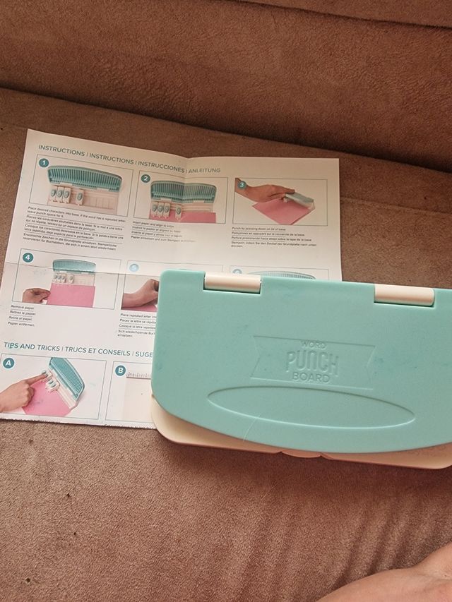 Punch board palabras