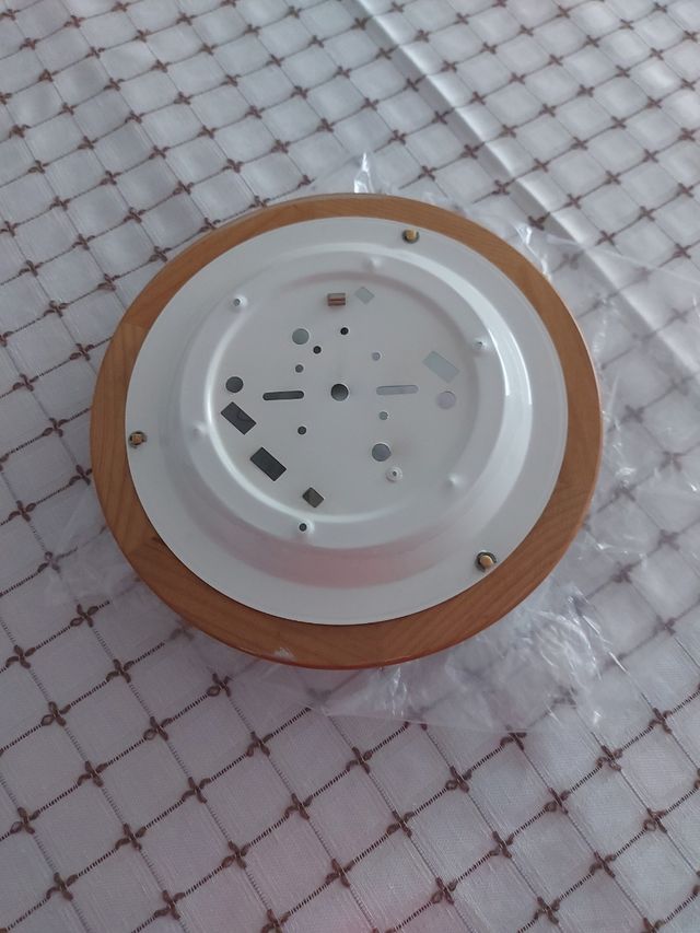 Plafón madera y cristal 30cm