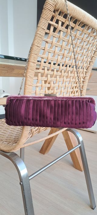 Bolso de raso y terciopelo Tintoretto como nuevo