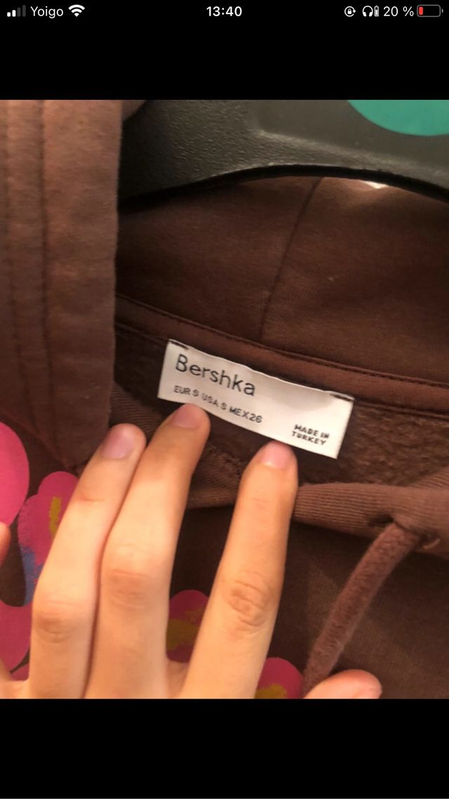 Sudadera estamapada Bershka