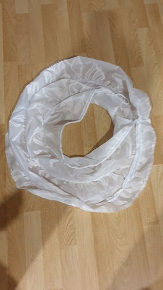 talla 42 vestido novia velo y can can