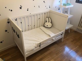 Cuna de Ikea Sundvik 120x60 BLANCA