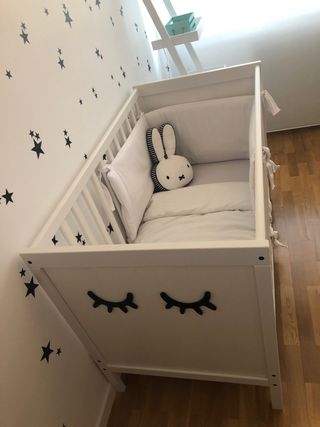 Cuna de Ikea Sundvik 120x60 BLANCA