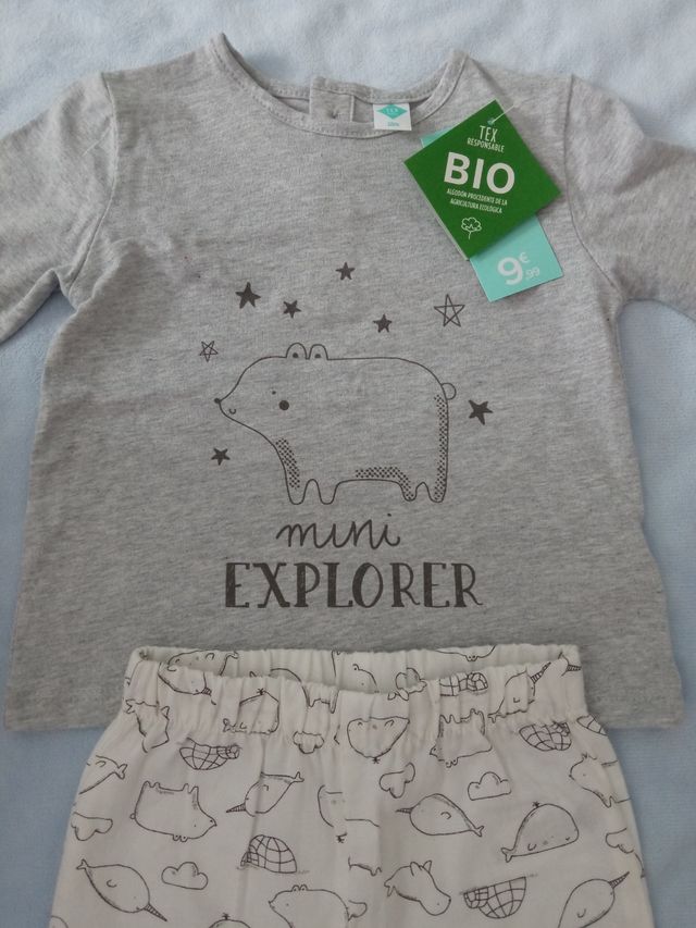 Pijama algodón Bio 9-12