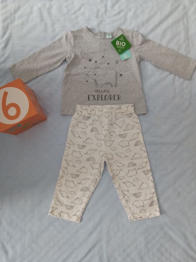 Pijama algodón Bio 9-12