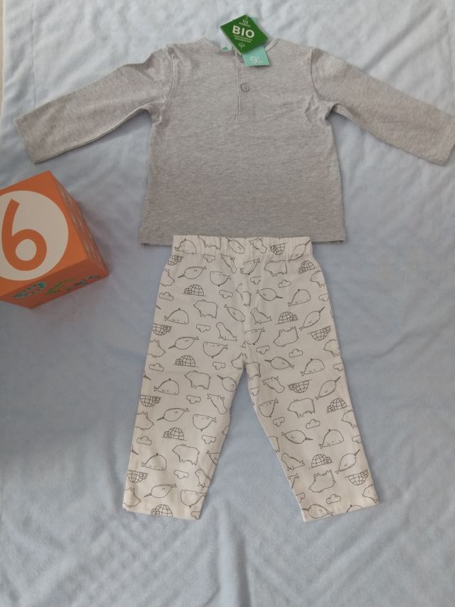Pijama algodón Bio 9-12