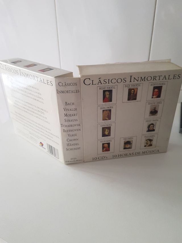 10 CDs Clásicos Inmortales
