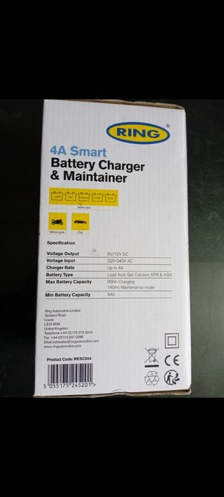 CARGADOR DE BATERÍA 4A SMART RING, NUEVO A DESPREC