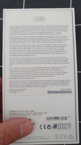 Caja iPhone 7 32 Gb