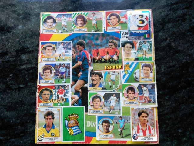 Álbum cromos Panini Liga fútbol 87-88 