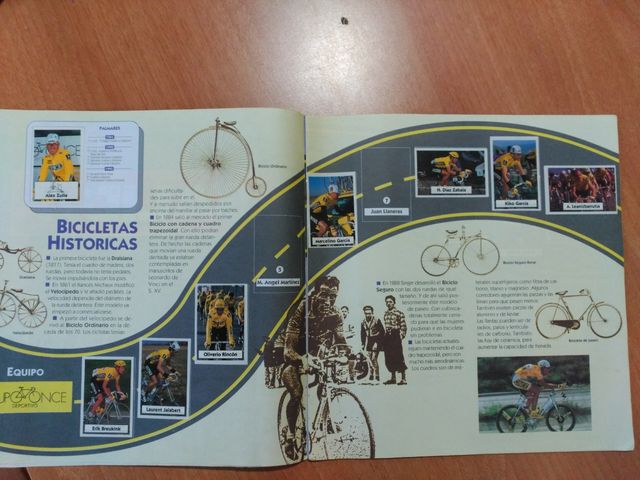 Álbum La vuelta ciclista de Bimbo 1994