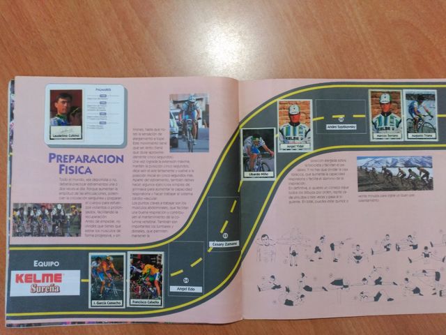 Álbum La vuelta ciclista de Bimbo 1994