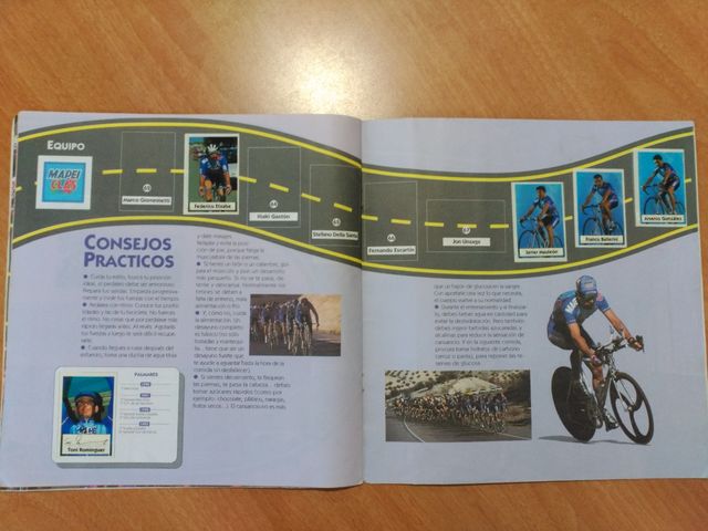 Álbum La vuelta ciclista de Bimbo 1994