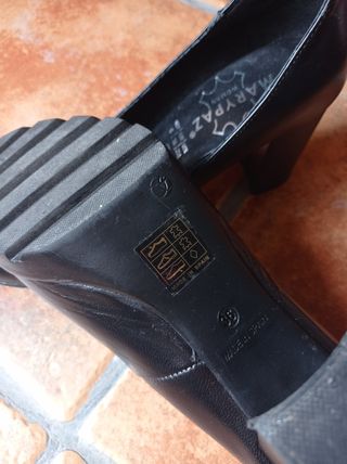 Zapatos tacón todo piel
