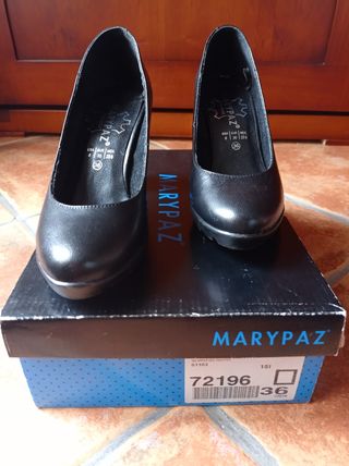Zapatos tacón todo piel
