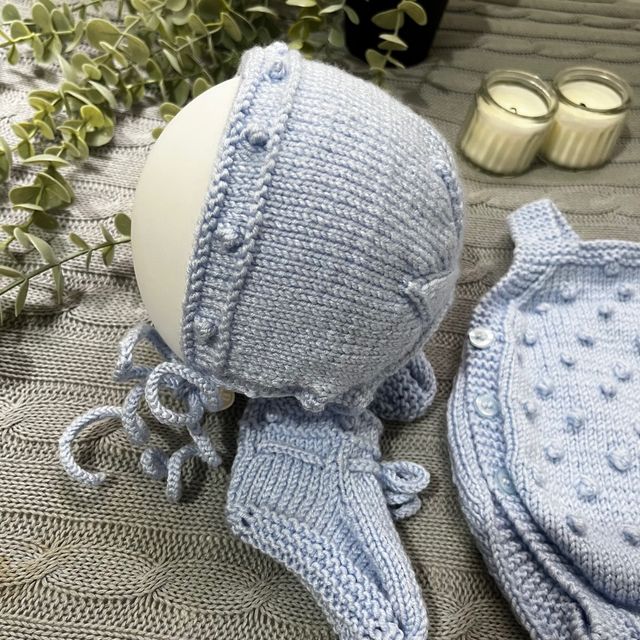 conjunto de bebe celeste bodoques