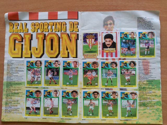 Álbum de cromos Liga fútbol 93-94