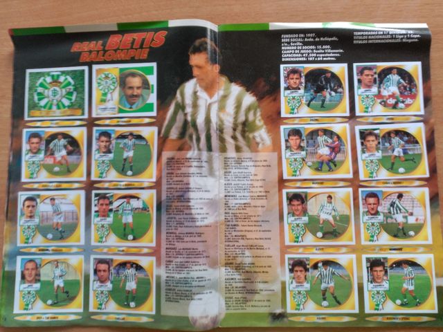 Álbum de cromos La Liga de fútbol 94-95