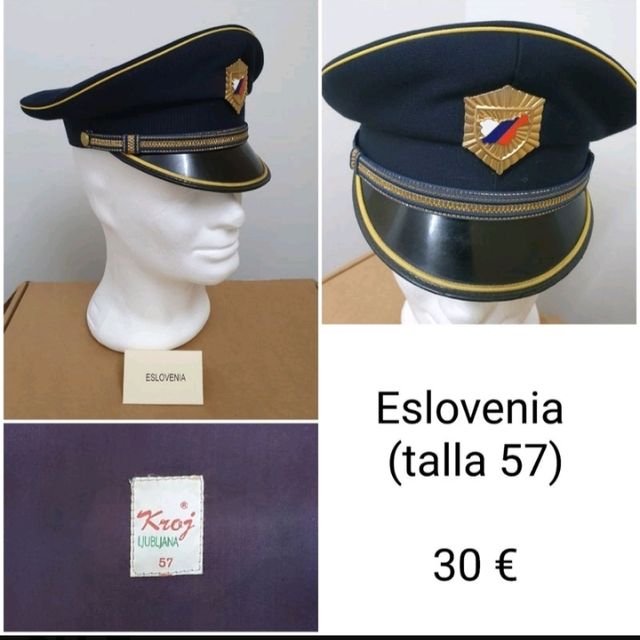 Gorras Policía varios países