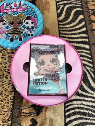 Muñeca L.O.L. Surprise Hairgoals, caja y cartas