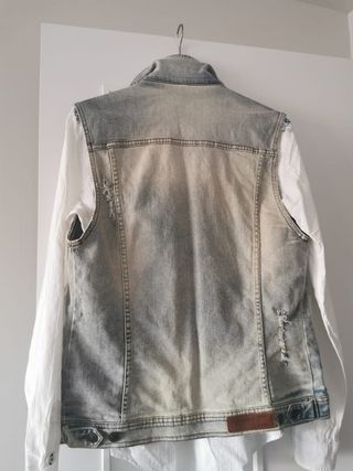 Lote de camisas y chaleco vaquero de Zara Man