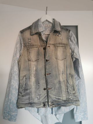 Lote de camisas y chaleco vaquero de Zara Man