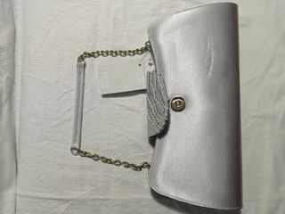 Bolso fiesta plateado