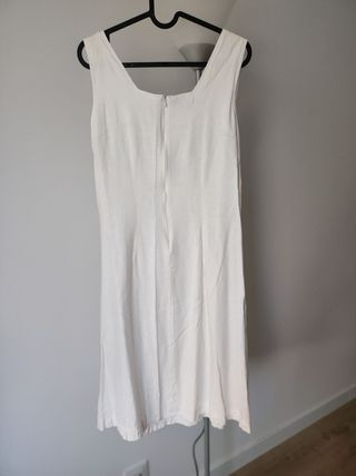 VESTIDO MIDI DE LINO M-L