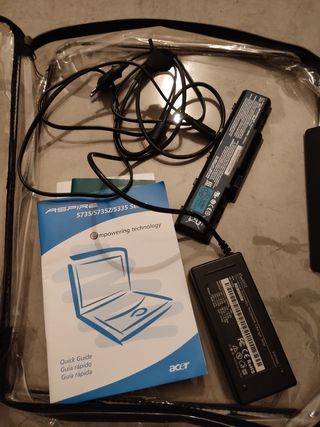 Batería y cargador de portátil acer