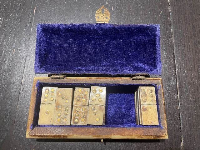 Dominó de Ónix vintage artesano