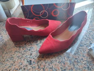 tacones rojos numero 38