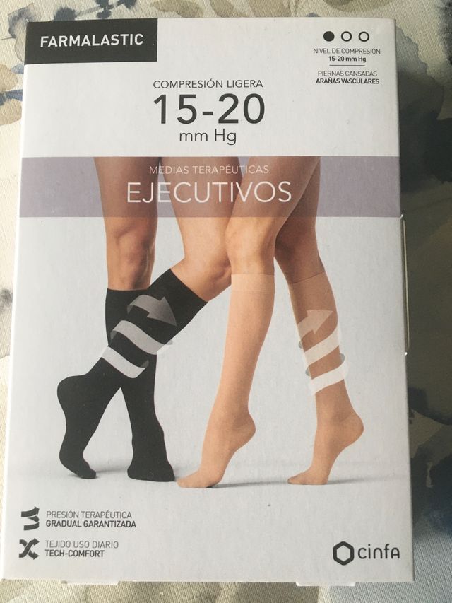 Medias ejecutivos mujer, nuevas en camel