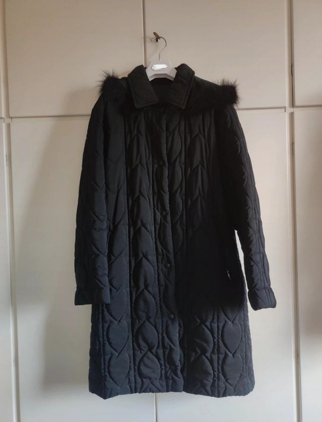 Piumino donna trapuntato nero