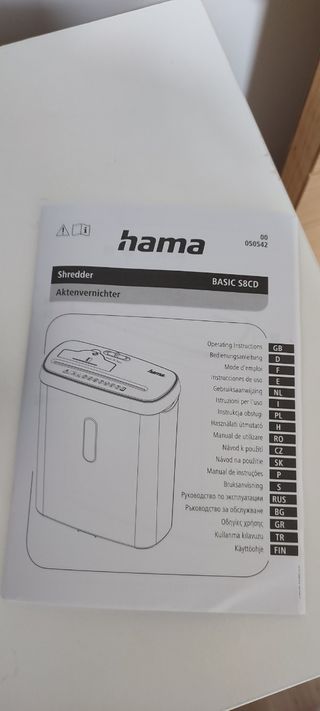 Hama, Trituradora de Documentos de 11L