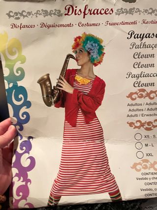 Disfraz payasa