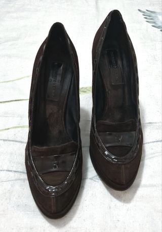 Zapato plataforma ante