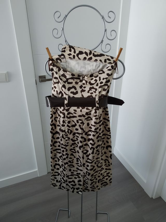 Vestido animal print tigre