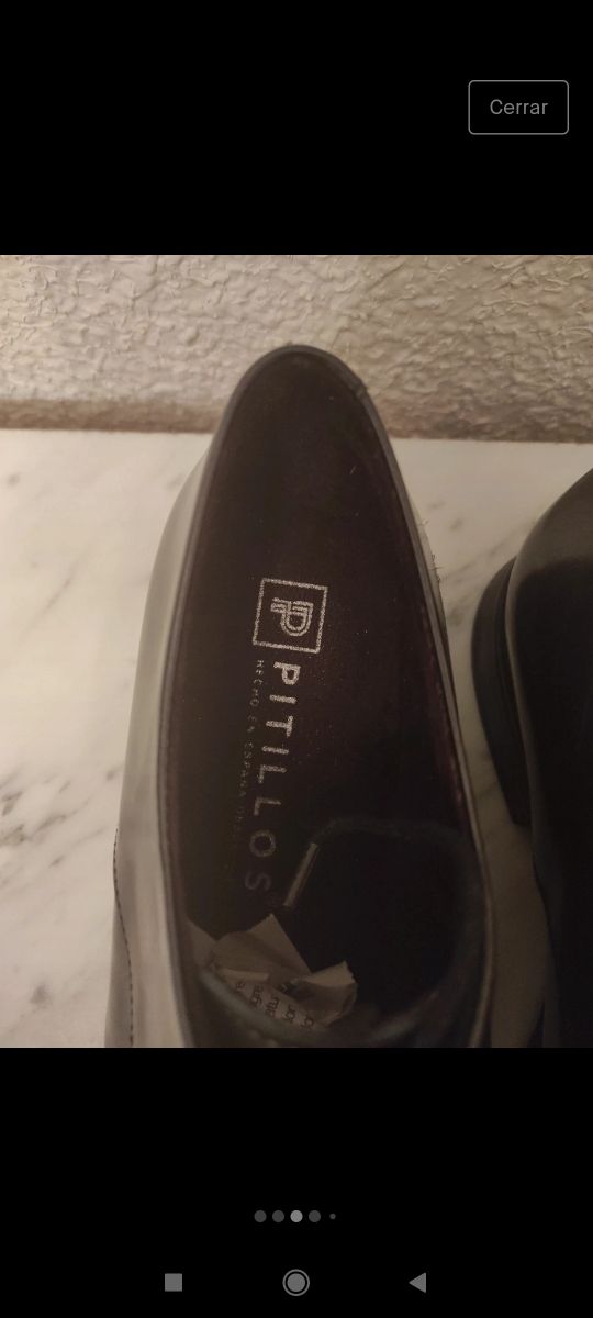 Zapatos Pitillos con cordones, talla 38