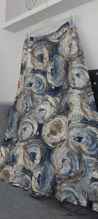 Faldas largas estampadas vintage