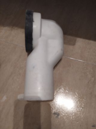 manguito curvo desagüe inodoro