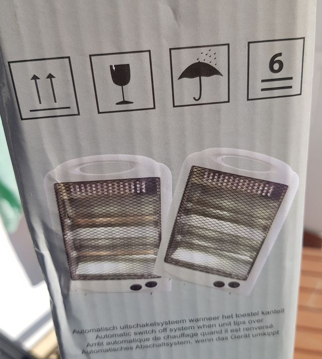 Stufetta al quarzo, usata.