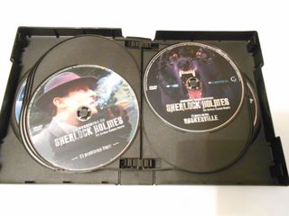 pack 12 dvds, colección Sherlock Holmes (13e. 5l.)