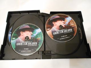 pack 12 dvds, colección Sherlock Holmes (13e. 5l.)